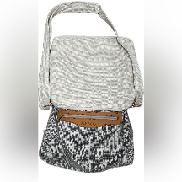 New Jen & Co Women Beige/ Sand Crossbody Bag Purse W/ Extendable Strap- Neutral - Picture 7 of 12